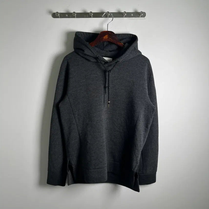 [BUNJANG] Solid Homme Charcoal Grey Hoodie 48 / 솔리드옴므 차콜 그레이 후드티 48