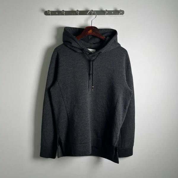 [BUNJANG] Solid Homme Charcoal Grey Hoodie 48 / 솔리드옴므 차콜 그레이 후드티 48
