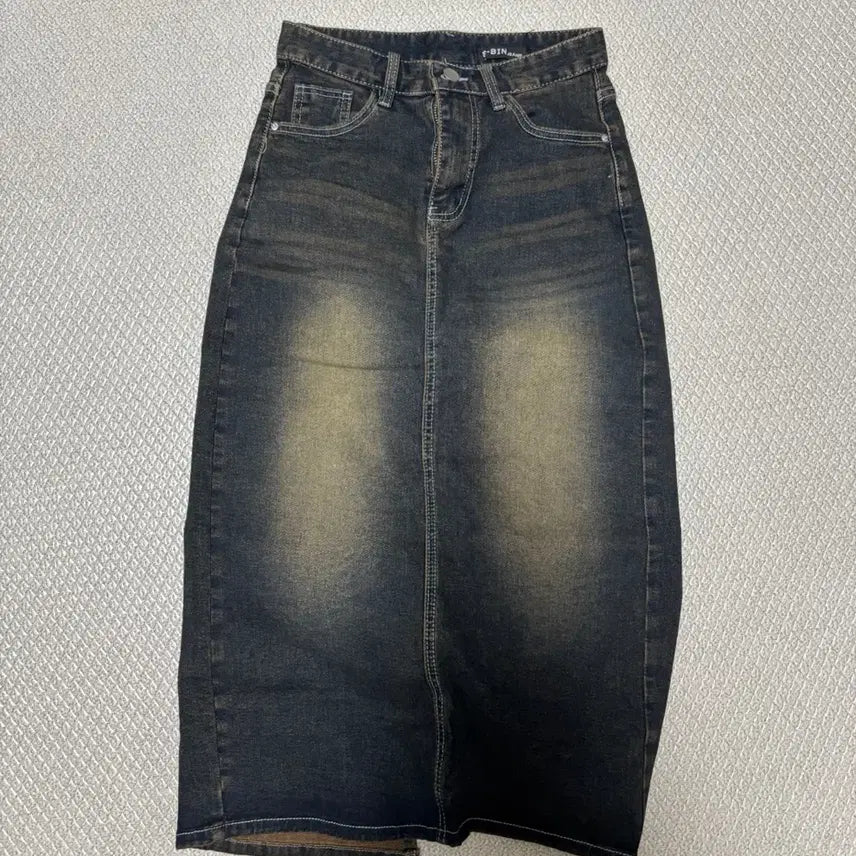 [BUNJANG] Denim Long Skirt / 데님 롱 스커트 s