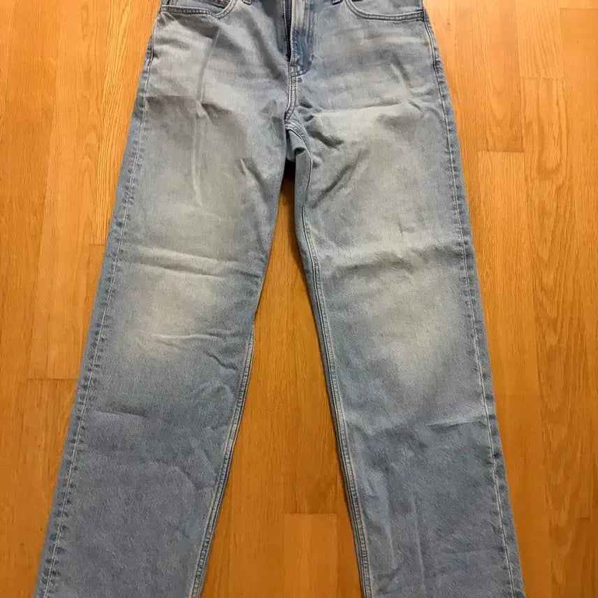 [BUNJANG] Jwa Uniqlo Straight Jeans Blue 30 / Jwa 유니클로 스트레이트 진 블루 30