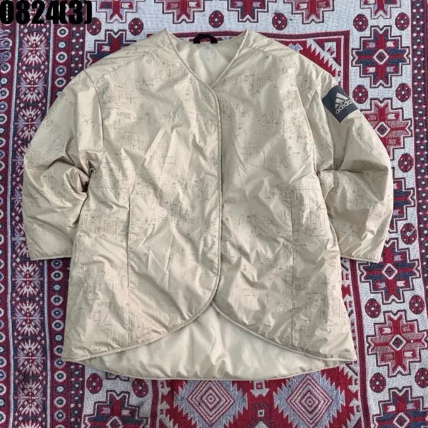 [BUNJANG] Adidas Lightweight Padded Jacket Beige XS / 아디다스 경량 패딩 자켓 베이지 xs 8/24