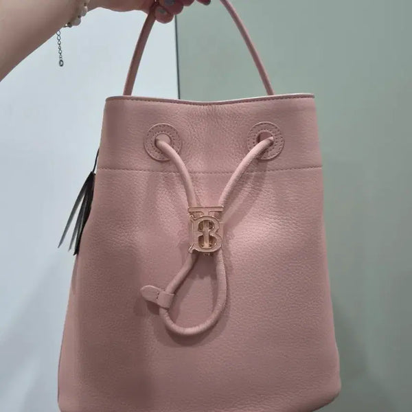 [BUNJANG] Burberry TB Bucket Bag Small Pink / 버버리 TB버킷백 스몰 핑크(이너백, 택O)