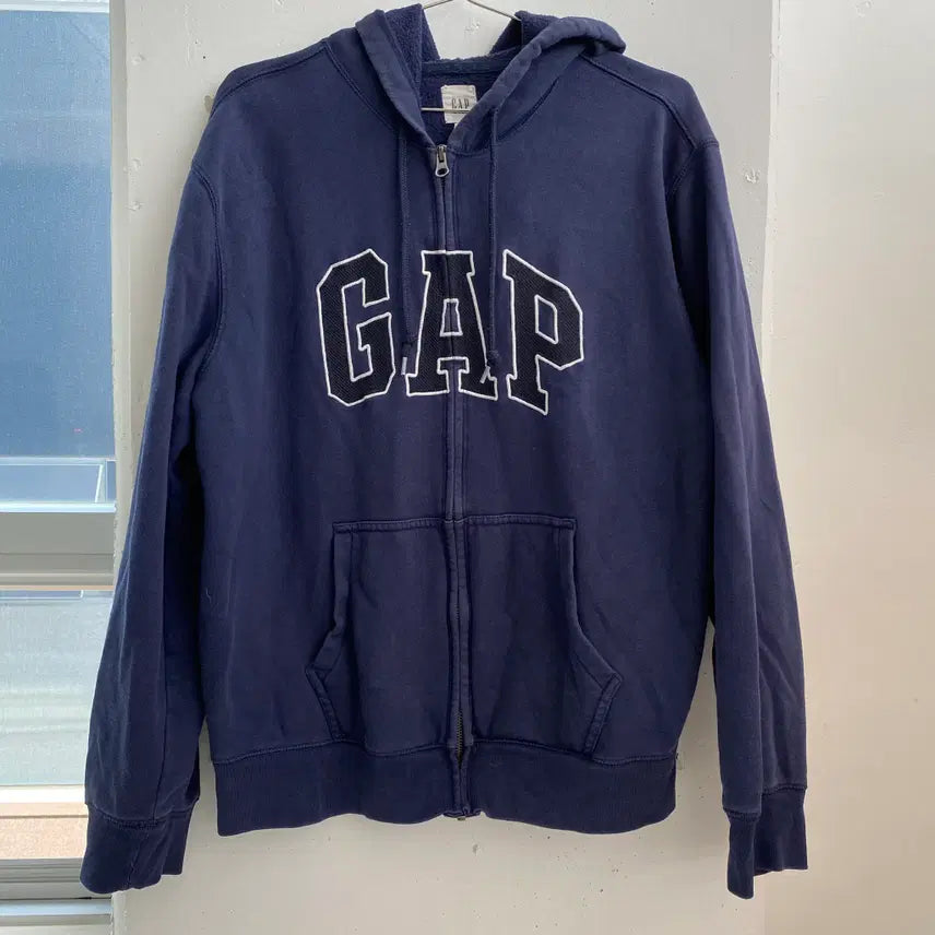 [BUNJANG] Gap Navy Hoodie Zip-Up / (L) 갭 네이비 후드 집업