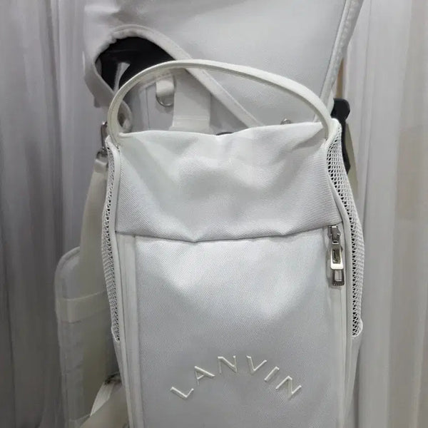 [BUNJANG] The Handsome Lang/em Blanc White Caddy Bag / 한섬 랑방블랑 화이트 캐디백