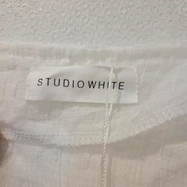 [BUNJANG] Studio White Blouse / 스튜디오 화이트 화이트 의류 가70