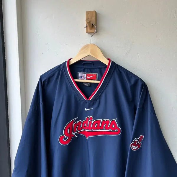 [BUNJANG] Nike Cleveland Windbreaker Warm-up Jacket XXL / 17842 - 나이키 클리블랜드 바람막이 웜업