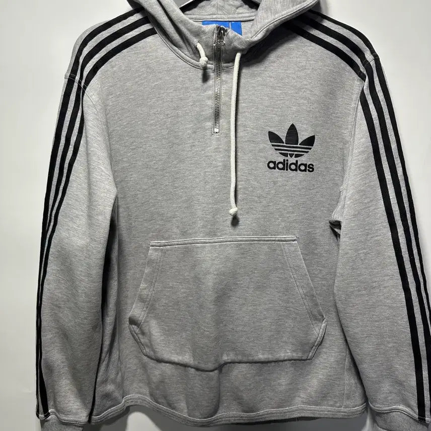 [BUNJANG] Adidas Half-Zip Hoodie / 아디다스 반집업 후드티110