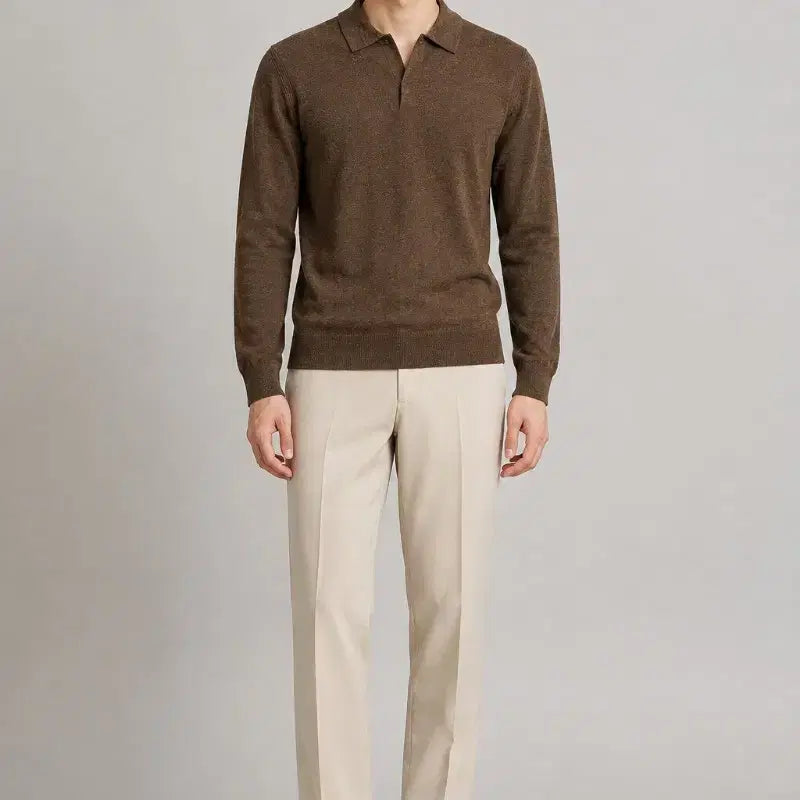 [BUNJANG] Shinsegae Mens Collection 2025SS Collar Knit M / 신세계 맨즈 컬렉션/2025ss/새상품/카라 니트/M/앨리스/1824