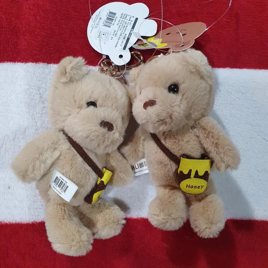 [BUNJANG] Honey Bear Keychain Set / 허니베어 키링 2개 세트