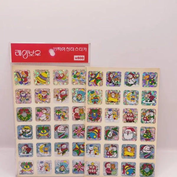 [BUNJANG] Vintage Christmas Sticker Set / 고전 크리스마스 스티커 세트