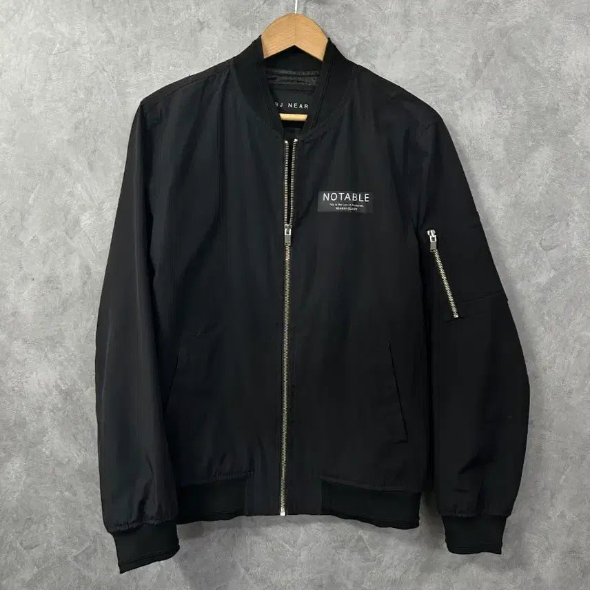 [BUNJANG] TBJ Notable Bomber Jacket Black / TBJ NOTABLE 봄버 자켓 블랙 100