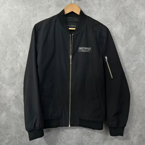 [BUNJANG] TBJ Notable Bomber Jacket Black / TBJ NOTABLE 봄버 자켓 블랙 100