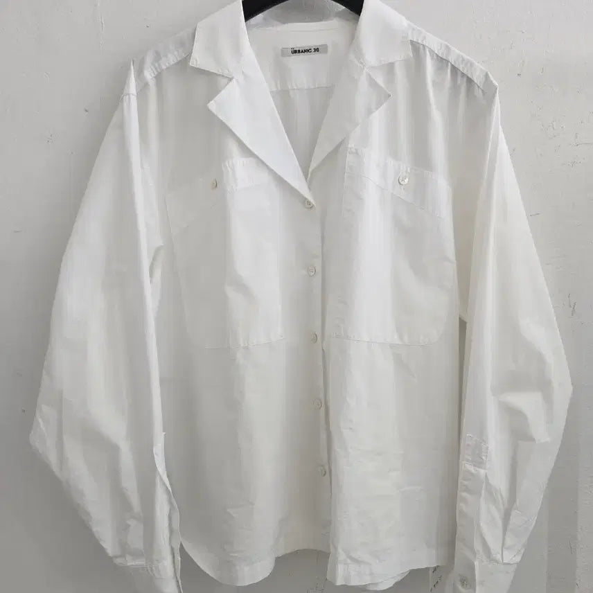 [BUNJANG] Urbanic 30 Cotton Shirt White OS / 얼바닉 30 셔츠