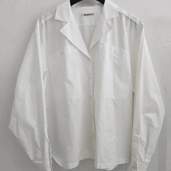 [BUNJANG] Urbanic 30 Cotton Shirt White OS / 얼바닉 30 셔츠
