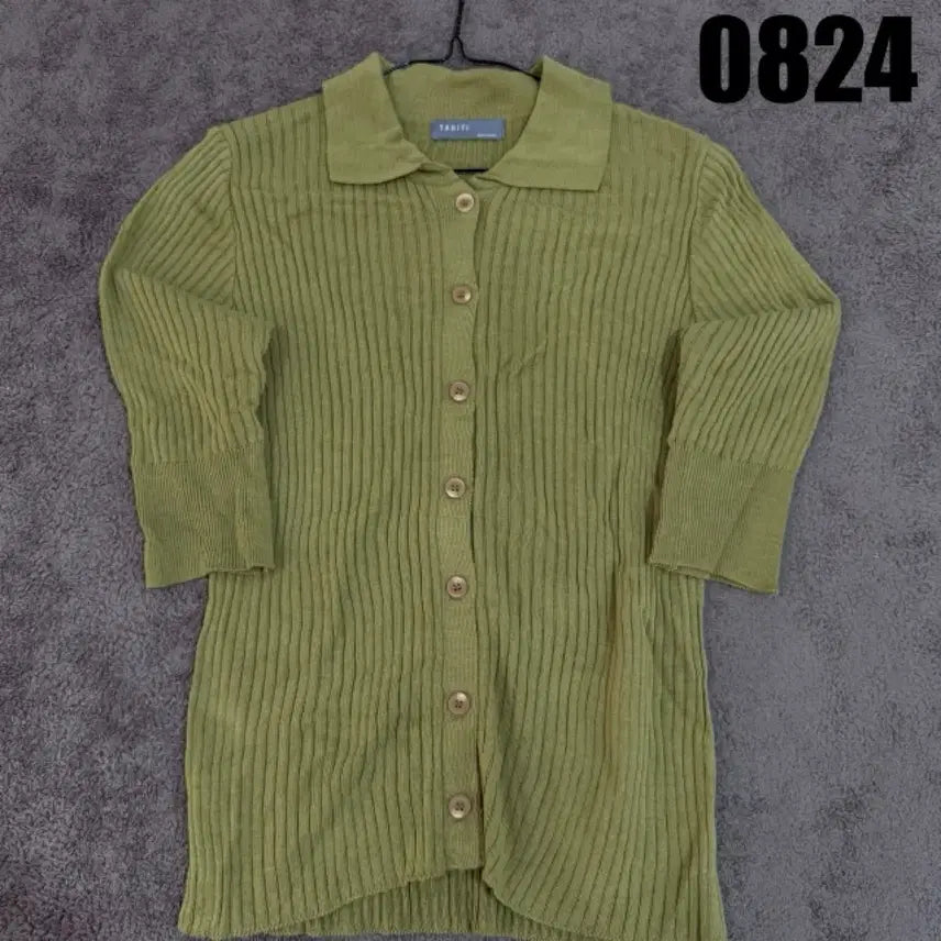 [BUNJANG] Tahiti Ribbed Knit Cardigan / 타히티 골지 니트 (sg