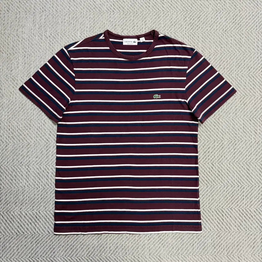 [BUNJANG] Lacoste Short Sleeve T-Shirt Burgundy / (95)라코스테 반팔티 버건디