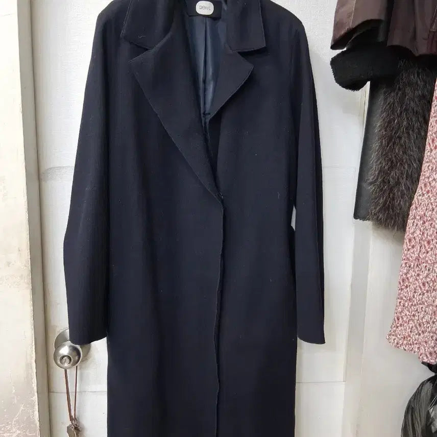 [BUNJANG] DEWL Wool Coat Black / 듀엘  모직 코트 검정
