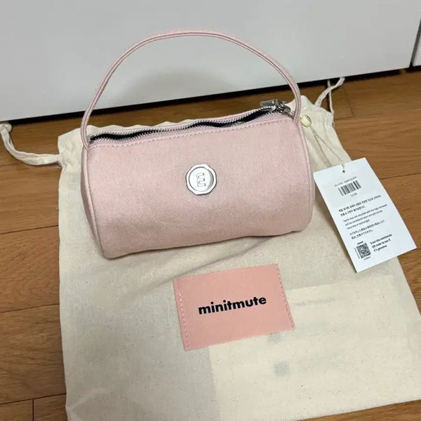 [BUNJANG] MinuteMute Closet Circle Pink Denim Bag / (정품) 미닛뮤트 클로서클 핑크데님