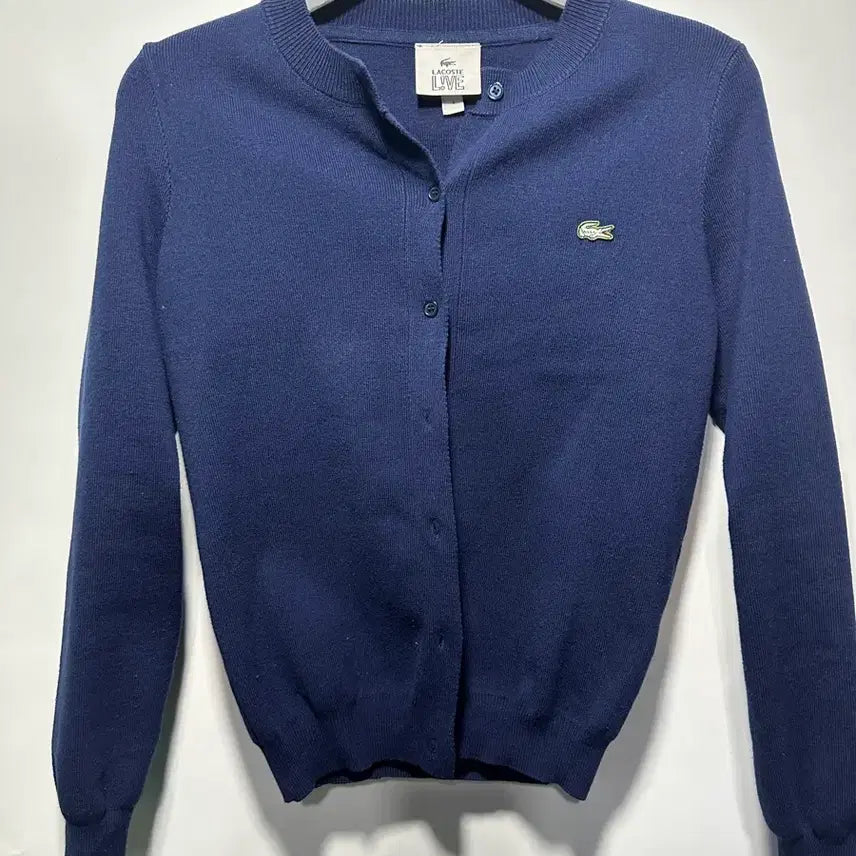 [BUNJANG] Lacoste Cardigan Navy S / 라코스테 가디건 네이비 S