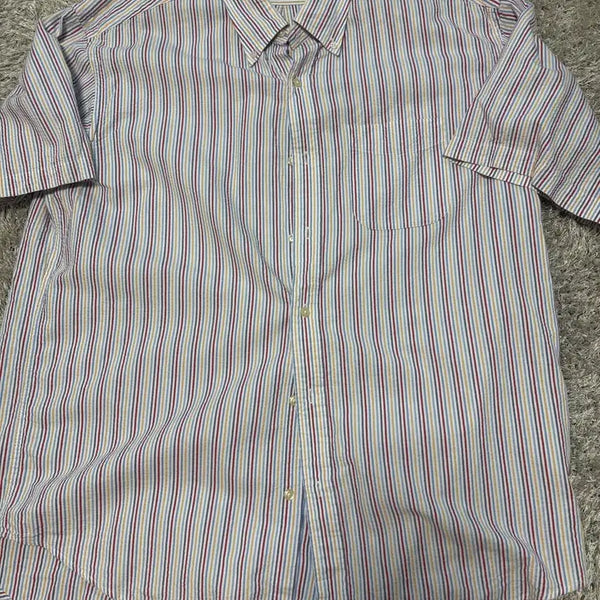 [BUNJANG] Schiatti Striped Short Sleeve Shirt Size 110 / 일본판 SCHIATTI 셔츠 사이즈 110