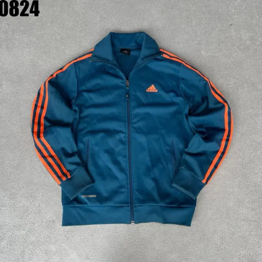 [BUNJANG] Adidas Track Top Blue/Orange Size 90 / 아디다스 트랙탑 블루/오렌지 90