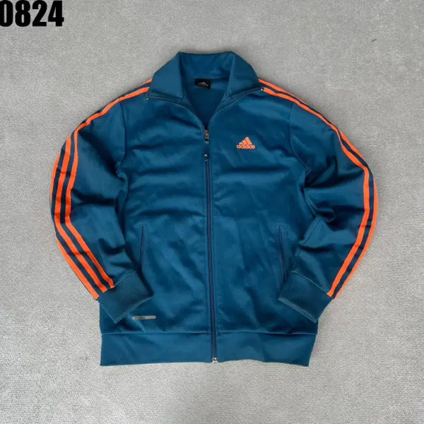 [BUNJANG] Adidas Track Top Blue/Orange Size 90 / 아디다스 트랙탑 블루/오렌지 90