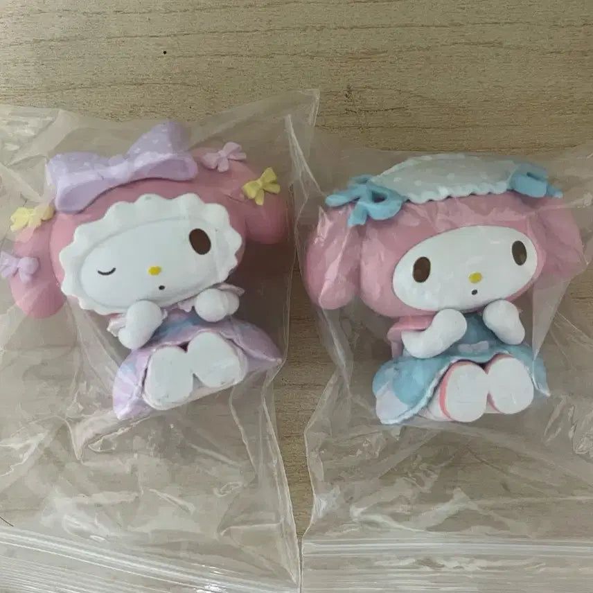 [BUNJANG] My Melody Figure 2 Types Bundle Set / 마이멜로디 피규어 2종 일괄