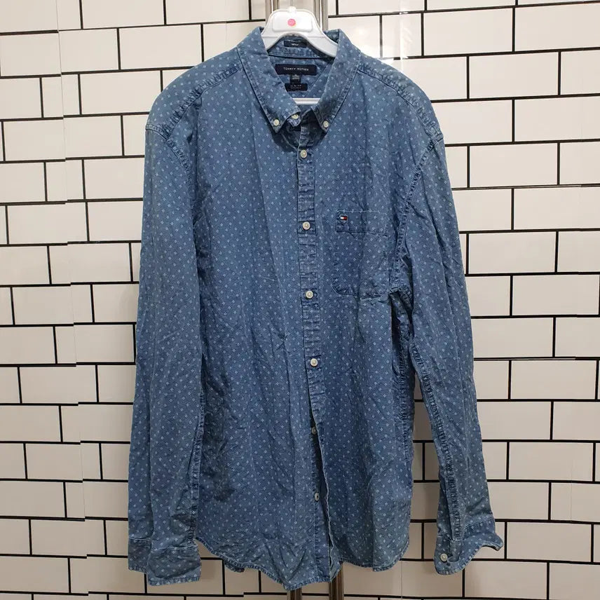 [BUNJANG] Tommy Hilfiger Denim Shirt / 분-97 타미 데님 셔츠