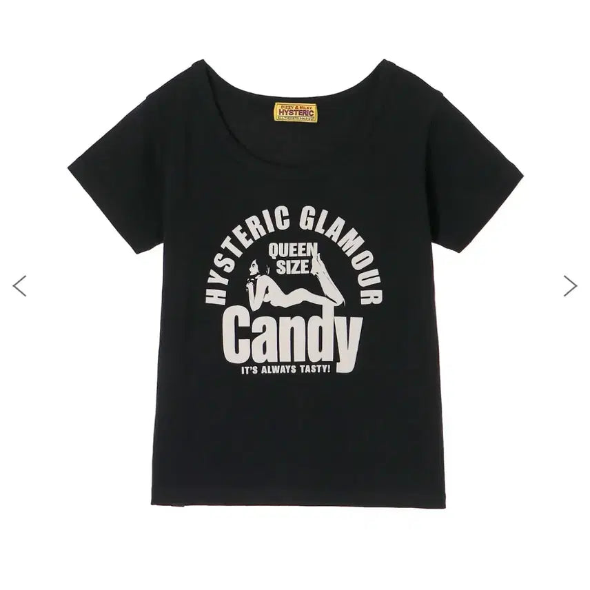 [BUNJANG] Hysteric Glamour Candy T-Shirt Black / 히스테릭글래머 캔디 티셔츠 블랙