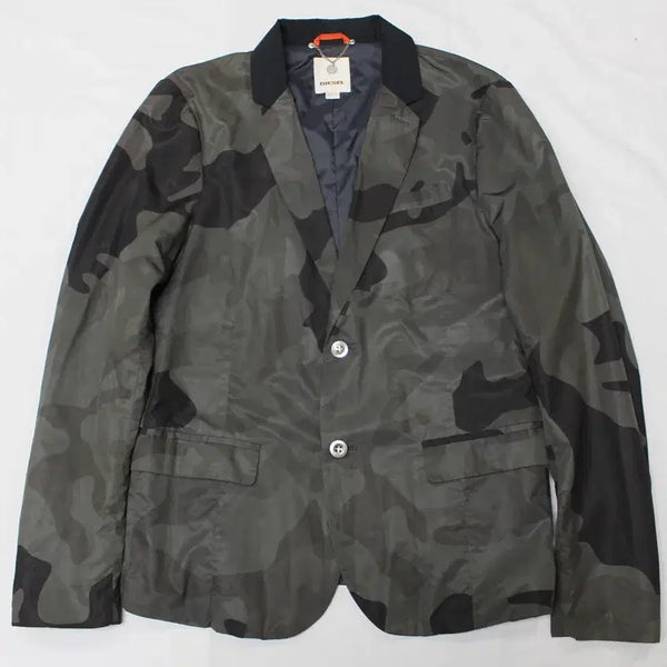 [BUNJANG] Diesel Men's L Spring/Autumn Camo Blazer Jacket / 디젤 남성 L 춘추 블레이져 카모 자켓 깨끗
