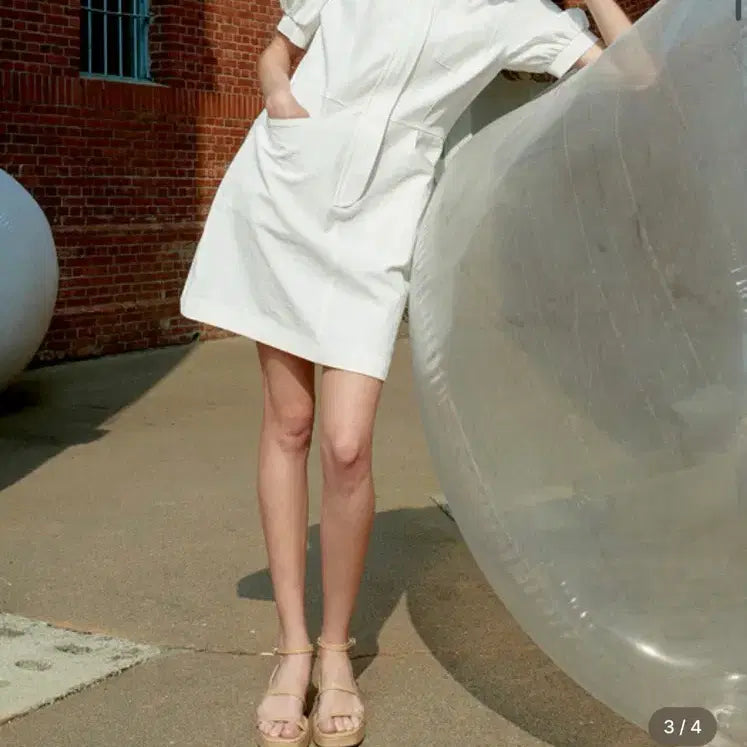 [BUNJANG] VERVE White Free Size Unworn Dress / [미착용 새상품] VERVE 베르브 원피스