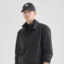 [BUNJANG] Hansem Langvamblanc Leather Collar Fleece Layer Anorak / 한섬 랑방블랑 레더 칼라 플리스 레이어 아노락