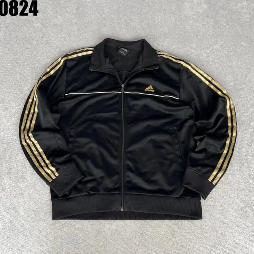 [BUNJANG] Adidas Track Top Black/Gold Size 105 / 아디다스 트랙탑 검골 105