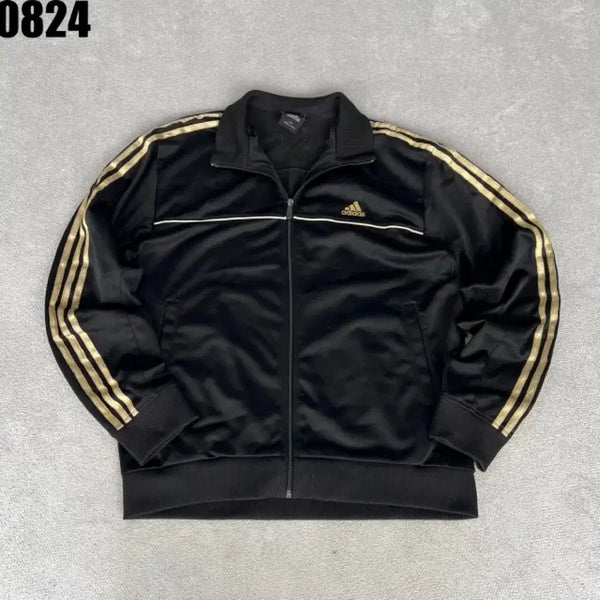 [BUNJANG] Adidas Track Top Black/Gold Size 105 / 아디다스 트랙탑 검골 105
