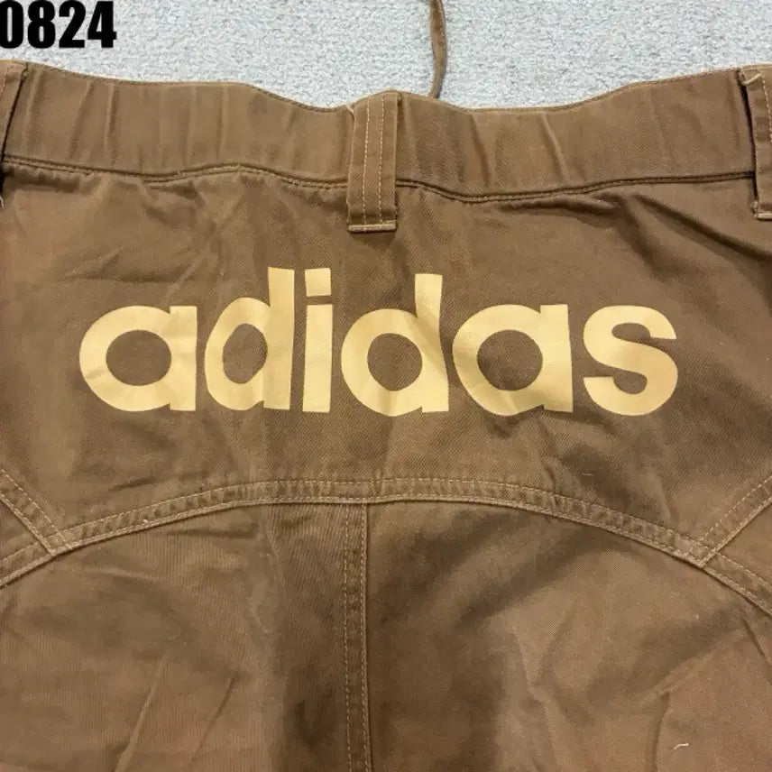 [BUNJANG] Adidas Logo Shorts Brown L / 아디다스 로고 반바지 브라운 L