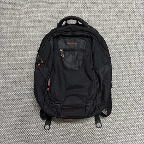 [BUNJANG] Samsonite Medium Backpack Black / 샘소나이트 미디움사이즈 백팩 블랙