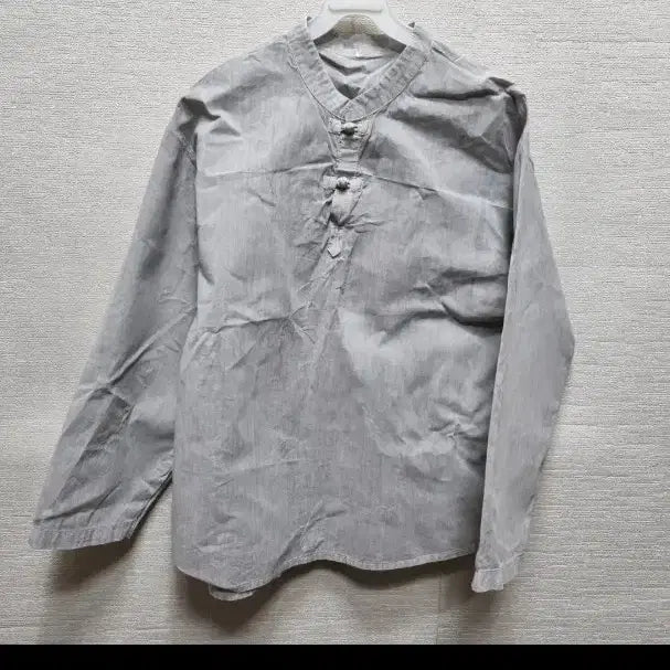 [BUNJANG] Men's Life Hanbok Top Gray Size L / v004 남성 생활한복 상의