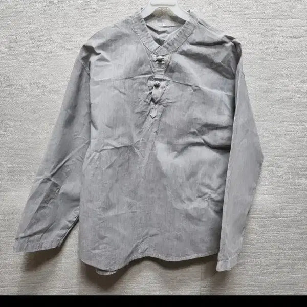 [BUNJANG] Men's Life Hanbok Top Gray Size L / v004 남성 생활한복 상의