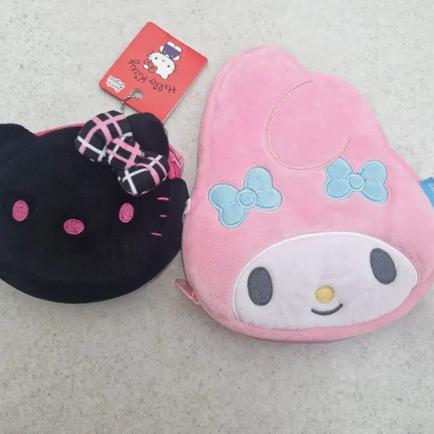 [BUNJANG] Sanrio My Melody & Hello Kitty Pouch / 산리오 마이멜로디, 블랙 헬로키티 파우치 일본