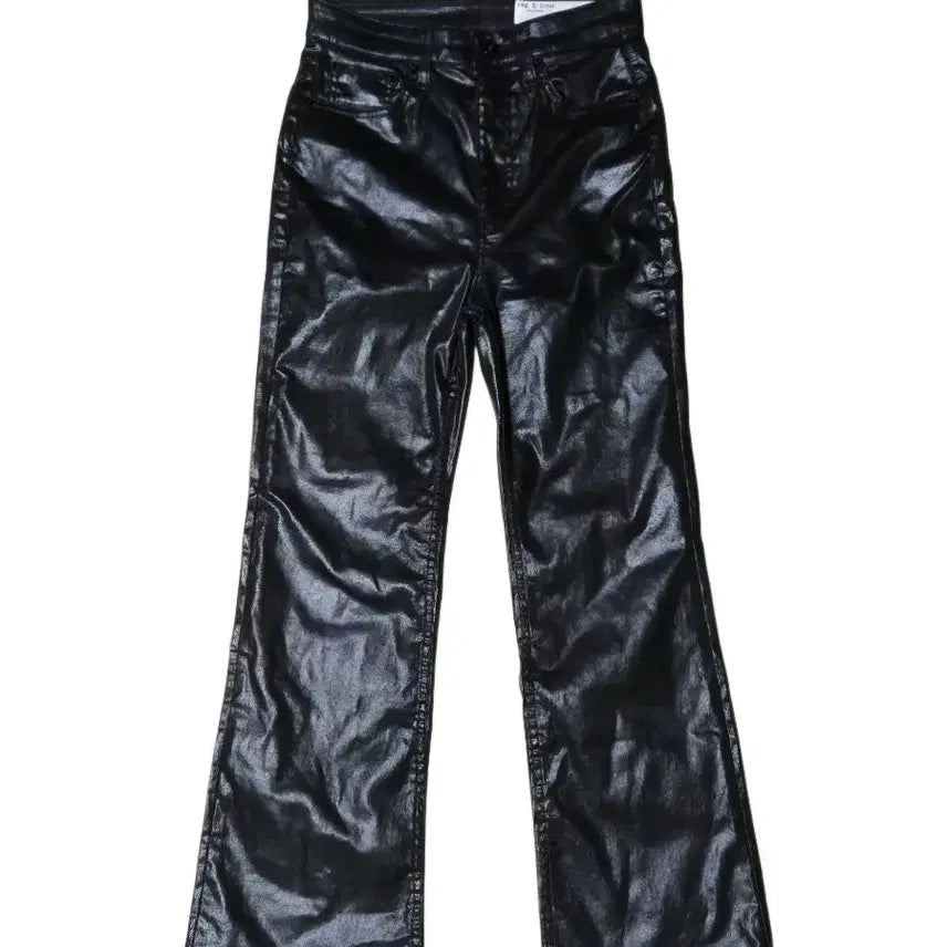 [BUNJANG] rag & bone 2022 Coated Flare Pants / 랙앤본 2022 코팅 플레어팬츠 / 여성 바지 / 여성 팬츠
