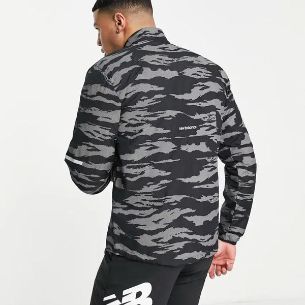 [BUNJANG] New Balance Camo Running Windbreaker Jacket XL / (XL)뉴발란스 카모 런닝 바람막이