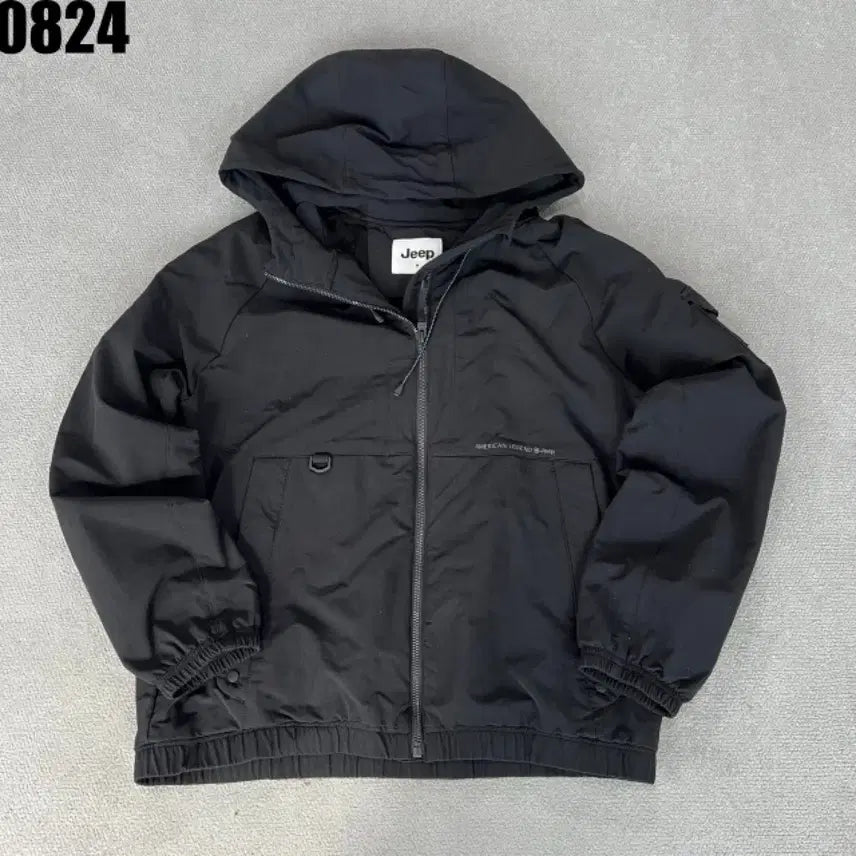 [BUNJANG] Jeep Hooded Jacket Black M / Jeep 후드 자켓 블랙 M