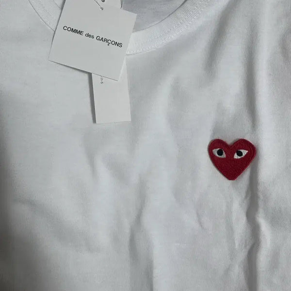 [BUNJANG] Comme des Garçons Red Heart T-Shirt / 플레이 꼼데가르송 레드하트 반팔
