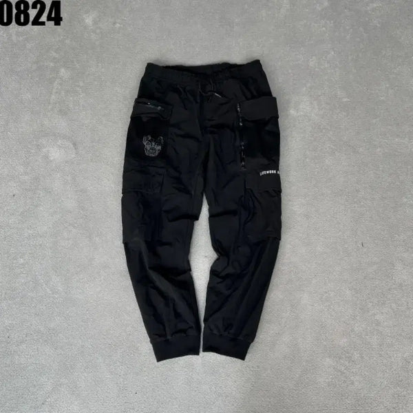 [BUNJANG] Lifework Cargo Jogger Pants Black Free Size / 라이프워크 카고 조거 팬츠 블랙 F