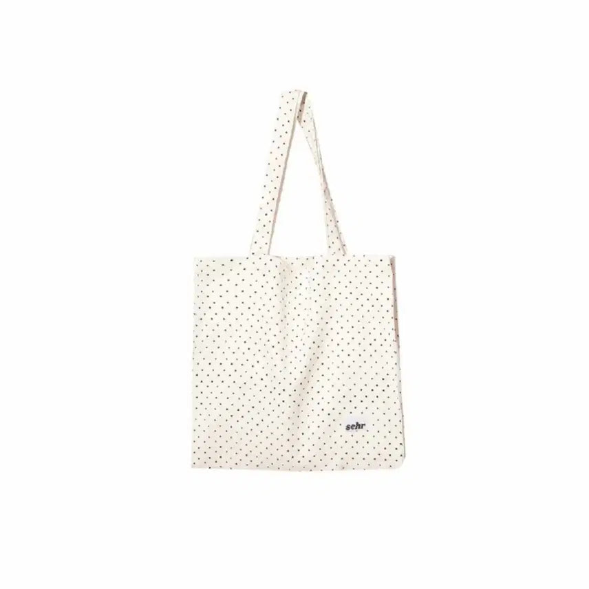[BUNJANG] sehr Marshmallow Dot Eco Bag White / 미개봉 새상품) sehr세르 마시멜로우 도트 에코백 화이트