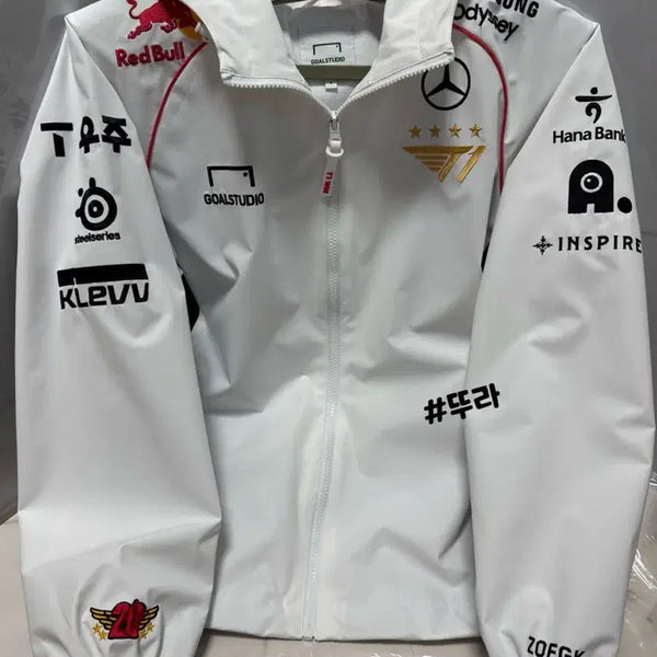 [BUNJANG] T1 2024 Worlds Jacket White S / T1 2024 유니폼 월즈 자켓 화이트 S