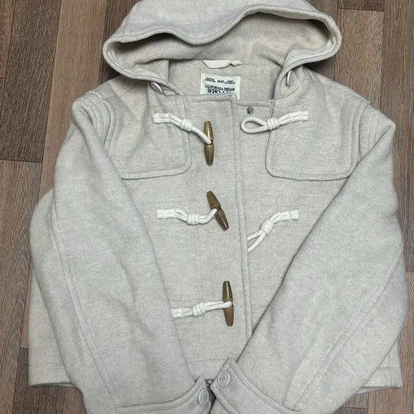 [BUNJANG] WHO.A.U Short Duffle Coat Beige / 후아유(WHO.A.U) 숏코트