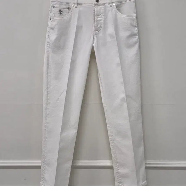 [BUNJANG] Brunello Cucinelli White Denim Pants / 브루넬로 쿠치넬리 화이트 데님팬츠