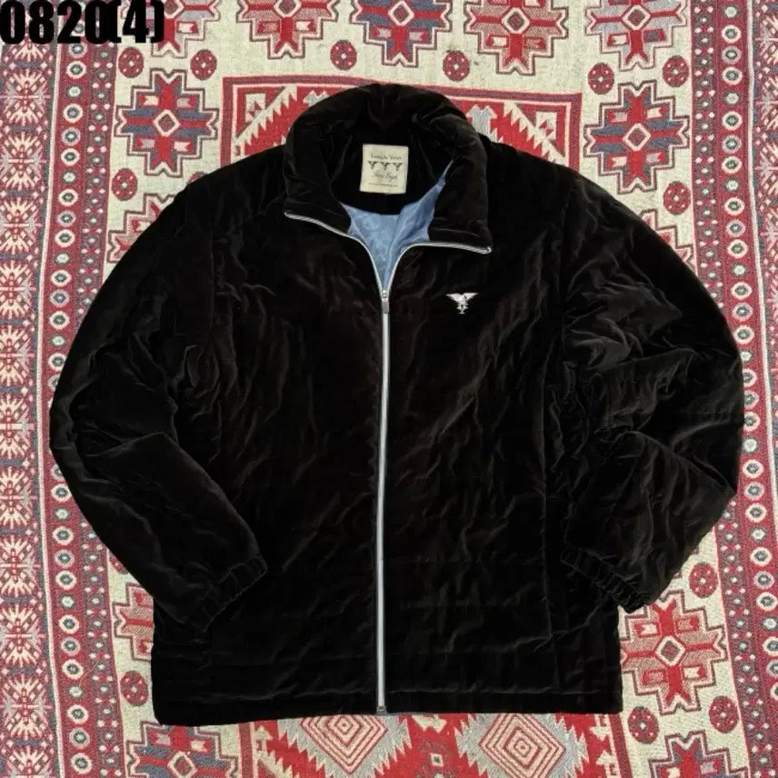 [BUNJANG] Youngdo Velvet Three Eagle Velvet Jacket Black / 영도벨벳 쓰리에이글 벨벳 자켓 블랙 0820
