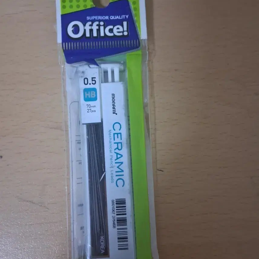 [BUNJANG] Monami Office Ceramic 0.5 HB Lead Refills (27 count) / 모나미 오피스 심 세라믹 0.5 HB 27개입